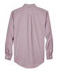 Devon & Jones Men's Crown Collection Gingham Check Woven Shirt burgundy FlatBack