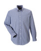 Devon & Jones Men's Crown Collection Gingham Check Woven Shirt navy OFFront