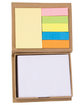 Prime Line Eco-Recycled Sticky Note Memo Case natural ModelSide