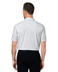 Devon & Jones Crownlux Performance Men's Geo Polo white/ silver ModelBack