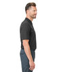 Devon & Jones Crownlux Performance Men's Geo Polo black/ graphite ModelSide