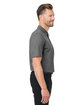 Devon & Jones Crownlux Performance Men's Geo Polo graphite/ silver ModelSide