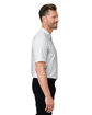 Devon & Jones Crownlux Performance Men's Geo Polo white/ silver ModelSide