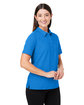 Devon & Jones Crownlux Performance Ladies' Geo Polo frnch blu/ cr bl ModelQrt