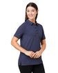 Devon & Jones Crownlux Performance Ladies' Geo Polo navy/ french blu ModelQrt