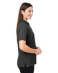 Devon & Jones Crownlux Performance Ladies' Geo Polo black/ graphite ModelSide