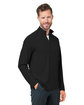 Devon & Jones Men's Raleigh Stretch Quarter-Zip black ModelQrt