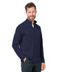 Devon & Jones Men's Raleigh Stretch Quarter-Zip navy ModelQrt