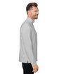 Devon & Jones Men's Raleigh Stretch Quarter-Zip grey ModelSide