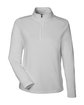 Devon & Jones Ladies' Raleigh Stretch Quarter-Zip grey OFFront