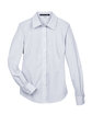 Devon & Jones Ladies' Crown Collection Micro Tattersall Woven Shirt wht/ slvr/ slate FlatFront