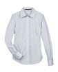 Devon & Jones Ladies' Crown Collection Micro Tattersall Woven Shirt wht/ nvy/ crystl FlatFront