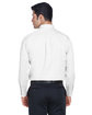 Devon & Jones Men's Crown Collection Solid Stretch Twill Woven Shirt white ModelBack