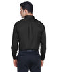 Devon & Jones Men's Crown Collection Solid Stretch Twill Woven Shirt black ModelBack
