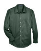 Devon & Jones Men's Crown Collection Solid Stretch Twill Woven Shirt forest FlatFront