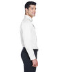 Devon & Jones Men's Crown Collection Solid Stretch Twill Woven Shirt white ModelSide