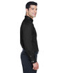 Devon & Jones Men's Crown Collection Solid Stretch Twill Woven Shirt black ModelSide