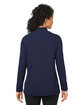 Devon & Jones Ladies' Raleigh Shawl Collar Knit Top navy ModelBack