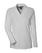 Devon & Jones Ladies' Raleigh Shawl Collar Knit Top grey OFFront