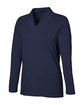 Devon & Jones Ladies' Raleigh Shawl Collar Knit Top navy OFQrt