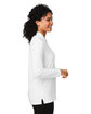 Devon & Jones Ladies' Raleigh Shawl Collar Knit Top white ModelSide