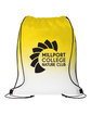 Prime Line Prisma Eco Friendly Gradient Drawstring Bag sunny yellow DecoFront