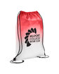 Prime Line Prisma Eco Friendly Gradient Drawstring Bag liberty red DecoQrt