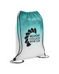 Prime Line Prisma Eco Friendly Gradient Drawstring Bag tahiti blue DecoQrt