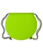 GameTime Pickleball Drawstring Cinch Up Bag neon green ModelBack