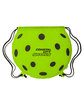 GameTime Pickleball Drawstring Cinch Up Bag neon green DecoFront