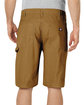 Dickies Men's 11" Relaxed Fit Lightweight Duck Carpenter Short rns brwn dck _30 ModelBack