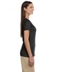 econscious Ladies' Classic V-Neck T-Shirt black ModelSide