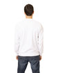 econscious Unisex Motion Crewneck Sweatshirt white ModelBack