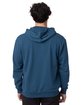 econscious Unisex Reclaimist PulloverHooded Sweatshirt tidal blue ModelBack