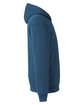 econscious Unisex Reclaimist PulloverHooded Sweatshirt tidal blue OFSide