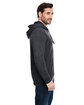 econscious Unisex Hemp Hero Pullover Hooded Sweatshirt washed black ModelSide