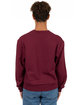 Beimar Unisex Exculsive Modern Crew Sweatshirt maroon ModelBack