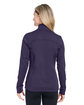 Fairway & Greene Ladies' Wells Quarter-Zip Tech Pullover eclipse/ white ModelBack