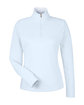 Fairway & Greene Ladies' Wells Quarter-Zip Tech Pullover dream/ white OFFront