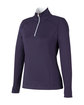 Fairway & Greene Ladies' Wells Quarter-Zip Tech Pullover eclipse/ white OFQrt