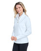 Fairway & Greene Ladies' Wells Quarter-Zip Tech Pullover dream/ white ModelQrt