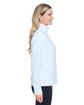 Fairway & Greene Ladies' Wells Quarter-Zip Tech Pullover dream/ white ModelSide