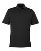 Fairway & Greene Men's USA Made Tournament Solid Tech Polo black OFFront