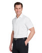 Fairway & Greene Men's USA Made Tournament Solid Tech Polo white ModelQrt