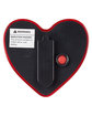 Prime Line Heart Flashing Clip On Safety Button translucent red ModelBack