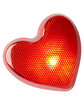 Prime Line Heart Flashing Clip On Safety Button translucent red ModelQrt