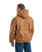 Berne Men's Flame-Resistant Hooded Jacket brown duck ModelBack