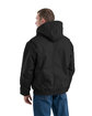 Berne Men's Flame-Resistant Hooded Jacket black ModelBack