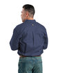 Berne Men's Flame-Resistant Button-Down Work Shirt navy ModelBack