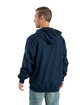 Berne Men's Flame Resistant Full-Zip Hooded Sweatshirt navy ModelBack